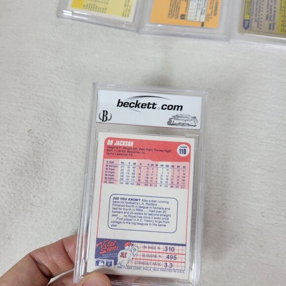 Baseball Cards Lot BCCG EGS Beckett Mint 1989 1990 1987 1985 Gem Jackson Bonds - Picture 6 of 13